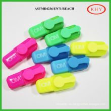 Mini eco-friendly colored ink scented highlighter with fruit flavor